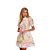 VESTIDO CURTO FLORAL AMORE LIMONADA  PINK - Imagem 4