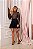 VESTIDO PRETO CURTO DE MANGAS LONGAS EM GUIPIR MY HEART LIMONADA PINK - Imagem 5