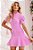 VESTIDO LILÁS COM BROCHE DE BORBOLETA LOVE STORY - Imagem 3