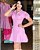 VESTIDO LILÁS COM BROCHE DE BORBOLETA LOVE STORY - Imagem 4
