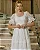 VESTIDO MIDI NOIVINHA COM MANGUINHA BUFANTE DOCE MARIA - Imagem 3