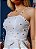 VESTIDO CURTO EM LAISE OFF WHITE COM PEROLAS - Imagem 3