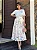 CONJUNTO FLORAL T -SHIRT E SAIA MIDI CONTRA FIO - Imagem 2