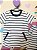 Combinadinho Moletinho Premium Off-White Listras Pretas - Imagem 3