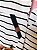 Combinadinho Moletinho Premium Off-White Listras Pretas - Imagem 5
