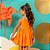 Vestido Laila Laranja Neon - Imagem 3
