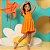 Vestido Laila Laranja Neon - Imagem 1