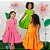 Vestido Laila Verde Neon - Imagem 7