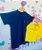 Conjunto básico azul escuro e amarelo 💙💛 - Imagem 2