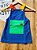 🌈Salopete Jeans Fake Colors💙💚🧡💛 - Imagem 1