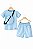 Conjunto T-shirt + bag azul claro - Imagem 2