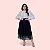 Saia de Tule Plissada Plus Size - Imagem 2