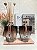 Kit Lavabo Aromatizador e Saboneteira Elegance Rosê Completo - Imagem 1