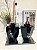 Kit Lavabo Aromatizador e Saboneteira Completo Elegance Preto - Imagem 3