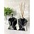 Kit Lavabo Aromatizador e Saboneteira Completo Elegance Preto - Imagem 4
