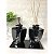 Kit Lavabo Aromatizador e Saboneteira Completo Elegance Preto - Imagem 5