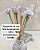 Kit 10 varetas Flor decoradas para Difusor e Aromatizador  20cm - Imagem 7