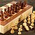 Jogo de xadrez Profissional Magnético com tabuleiro/caixa- dobrável de madeira - Imagem 5