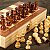 Jogo de xadrez Profissional Magnético com tabuleiro/caixa- dobrável de madeira - Imagem 1