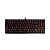 Teclado Mecânico Gamer Redragon Kumara, Anti-Ghosting, LED Vermelho, Switch Outemu Blue, ABNT2, Preto - Imagem 1