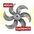 HELICE CADENCE 40CM 6 PAS VTR461 PRATA - Imagem 1