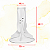 AGITADOR 8 BLADES LAVADORA BRASTEMP CONSUL BWC10ABANA CWL08CBANA - ORIGINAL W10882241 W10669206 - Imagem 5