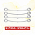 4 TIRANTES LAVADORA BRASTEMP CONSUL 7 A 12KG - 326000416 - Imagem 2