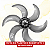 HÉLICE 50CM 6 PÁS VENTILADOR ARNO SILENCE FORCE - COM TRAVA - Imagem 4
