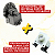 VALVULA W10201539 W11364881 + BOMBA 220V UNIVERSAL EMICOL KIT - Imagem 4