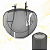 TAMPA CENTRIFUGA MUELLER SUPER FUME ESCURO ORIGINAL 500016263 - Imagem 1