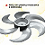 HÉLICE 40CM 6 PÁS VENTILADOR MULTILASER TURBO VL401 VL402 VL403 VL404 - PRATA HR14132 - Imagem 5