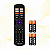 CONTROLE REMOTO + 4 PILHA TELEVISÃO COM SISTEMA ROKU UNIVERSAL TCL PHILCO - FBG-9349 - Imagem 1