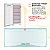 KIT 5 TAMPA FRONTAL FREEZER ELECTROLUX FE18 FE26 - 77187372 A99230001 SIMILAR - Imagem 2