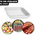 BANDEJA ISOPOR B1 RASA 15X15 FD C/400 - (A-15) - ULTRATHERM - Imagem 1