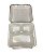 ESTOJO ISOPOR 3 DIV. 1100ML C/TAMPA ACOPLADA FD C/100 - (BH-132) - BOM APETITE - Imagem 1
