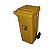 LIXEIRA AMARELA 120 LTS C/PEDAL - Imagem 1