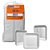 BANDEJA ISOPOR B1 RASA FD C/400 (TRL-01) - TOTALPLAST - Imagem 1
