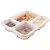EMBALAGEM BANDEJA BCA 4 DIV 1225ML CX C/100 G324 - GALVANOTEK - Imagem 1