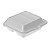 ESTOJO ISOPOR 3 DIVISOES 900ML C/TAMPA ACOPLADA FD C/200 (TH-200) - TOTALPLAST - Imagem 1