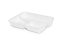 TAMPA P/ESTOJO ISOPOR 3/4 DIV 1100 ML C/100 - ( HF100 TP) - FIBRAFORM - Imagem 1