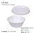 POTE TERMICO ISOPOR 300 ML C/400- (HF 300)- FIBRAFORM - Imagem 1