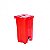 LIXEIRA 50/60 LTS C/TAMPA E PEDAL MARRON - Imagem 1
