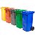 CONTENTOR DE LIXO 120LTS VERDE - Imagem 2