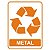 ADESIVO P/ COLETA SELETIVA - METAIS - Imagem 1