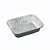 BANDEJA DE ALUMINIO RETANGULAR C/ TAMPA PET 500ML CX C/100 (D6-100) - WYDA - Imagem 1