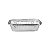 BANDEJA DE ALUMINIO RETANGULAR C/ TAMPA PET 500ML CX C/100 (D6-100) - WYDA - Imagem 4