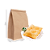 SACO KRAFT FAST FOOD LISO 11X26X8 CX C/100 - FORTYPEL - Imagem 1