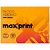 BLOCO ADESIVO 76MM X 102MM LARANJA C/100 - MAXPRINT - Imagem 1