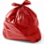 SACO DE LIXO VERMELHO 60LTS C/100 - Imagem 1