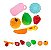 Kit Crec Crec com frutinhas de Cortar  - 9 Peças Coloridas Infantil - Imagem 4